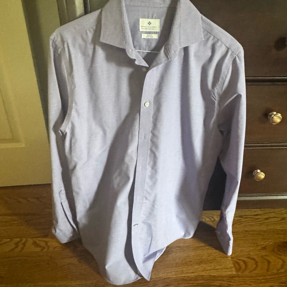 Ryan Seacrest Distinction Lavender Dress Shirt